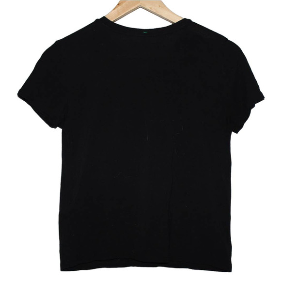 Women's Abercrombie & Fitch Black Gray Crewneck Short Sleeve Tee Shirt Size XS - Picture 2 of 3